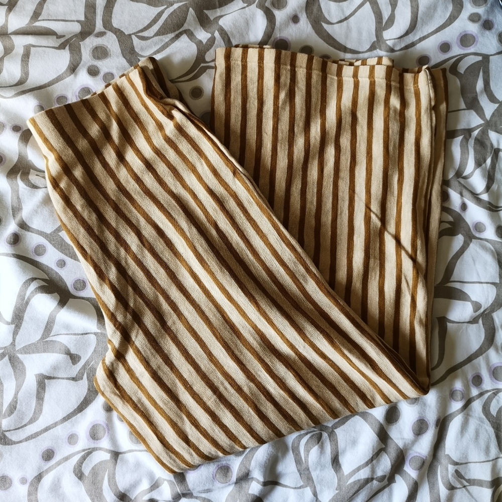 Zara knit wide leg pant